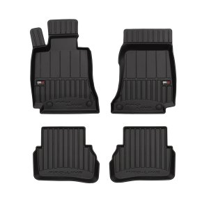 Mercedes C Class T-Model Floor Mat - Omac - Proline Premium TPE - Black - '14-'21 Mercedes C Class T-Model Floor Mat - Omac - Proline Premium TPE - Black - '14-'21